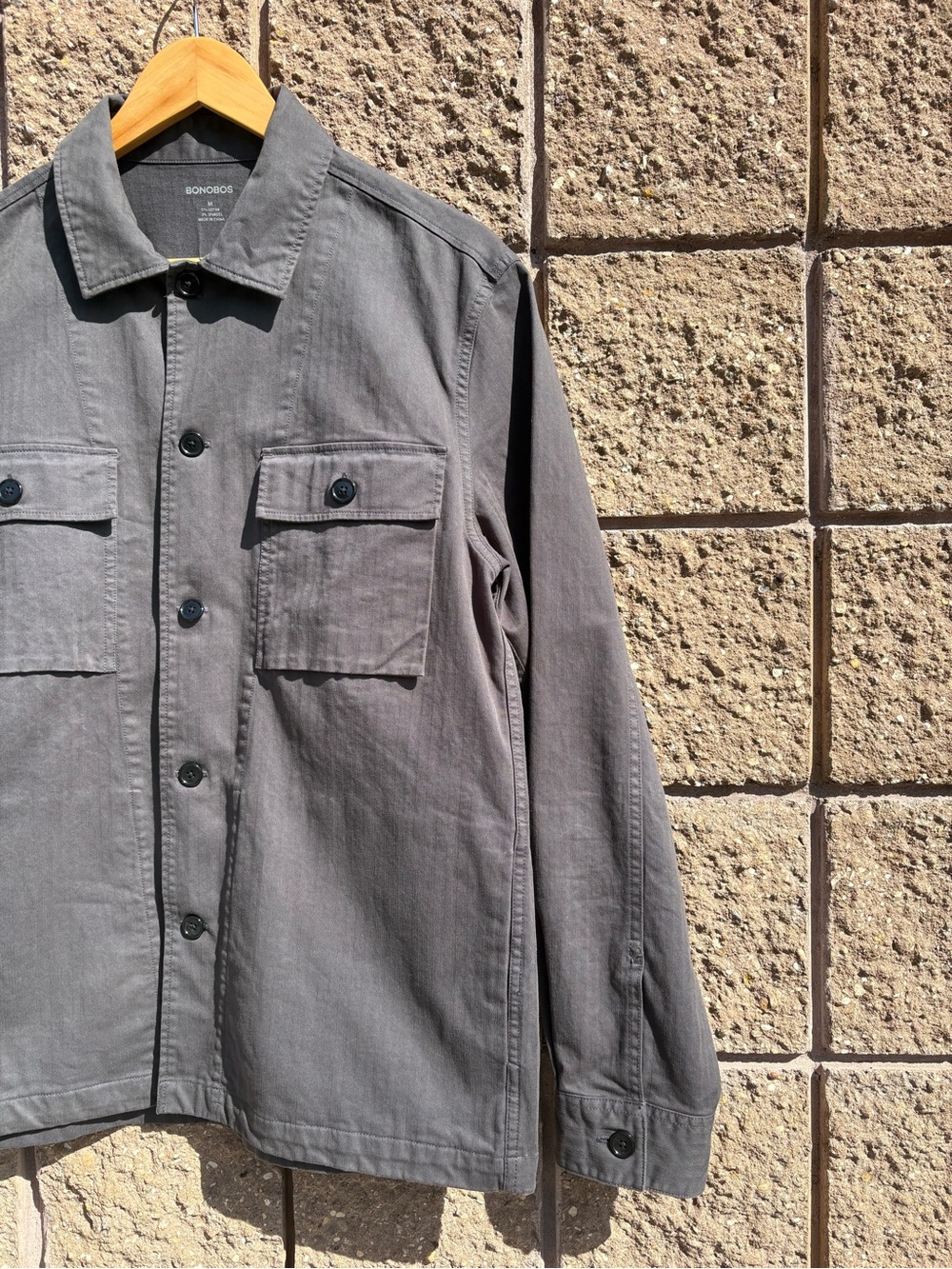 Bonobos Men's Charcoal Gray Utility Jacket - Picture 5 of 12